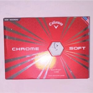 Callaway Chrome Soft Tour Preferred Golf Balls 12 Pack White Urethane Soft Feel